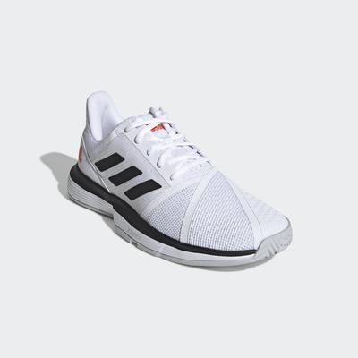 Adidas Mens CourtJam Bounce Tennis Shoes - White - main image