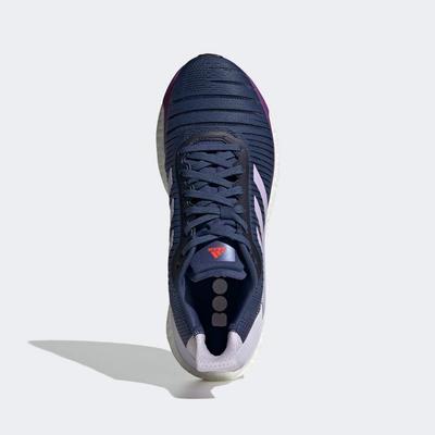 Adidas Womens Solar Glide 19 Running Shoes - Tech Indigo/Purple Tint - main image
