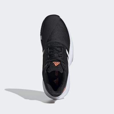 Adidas Kids CourtJam XJ Tennis Shoes - Black/White - main image