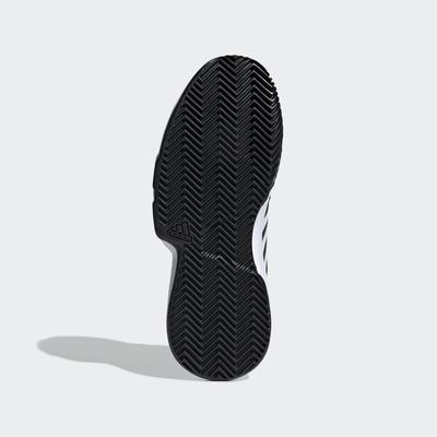 Adidas Kids CourtJam XJ Tennis Shoes - Black/White