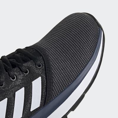 Adidas Kids SoleCourt XJ Tennis Shoes - Black - main image