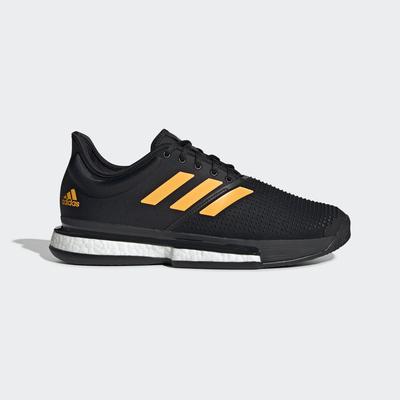 Adidas Mens SoleCourt Tennis Shoes - Core Black - main image