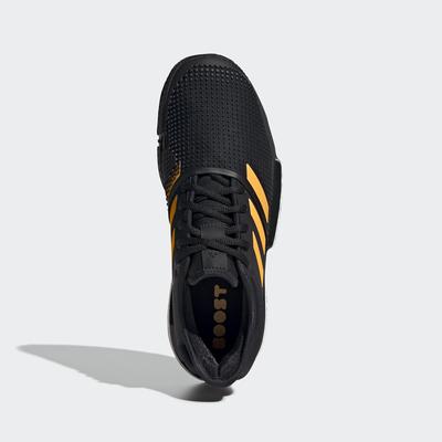 Adidas Mens SoleCourt Tennis Shoes - Core Black - main image