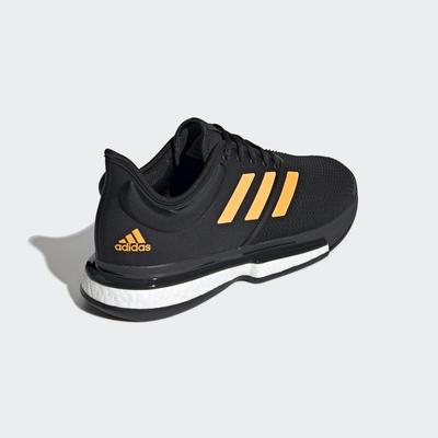 Adidas Mens SoleCourt Tennis Shoes - Core Black - main image