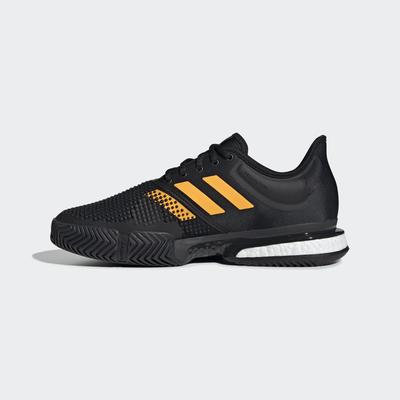 Adidas Mens SoleCourt Tennis Shoes - Core Black - main image