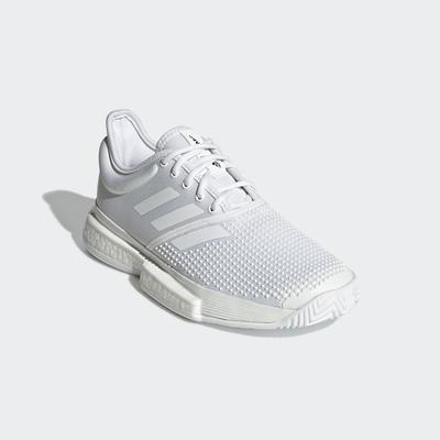 Adidas Womens SoleCourt Parley Tennis Shoes - White - main image