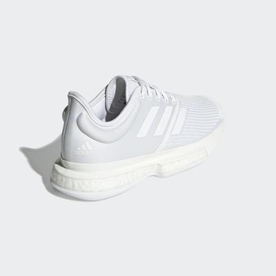Adidas Womens SoleCourt Parley Tennis Shoes - White