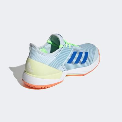 Adidas Womens Ubersonic 3 HC Tennis Shoes - Sky Tint/Glow Blue