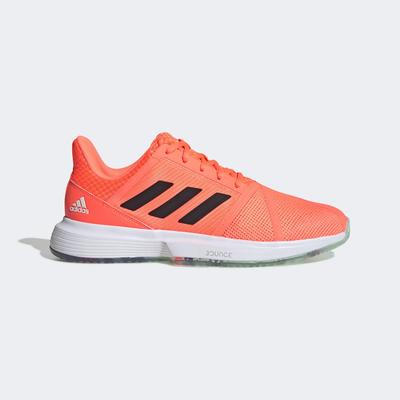 Adidas Mens CourtJam Bounce Tennis Shoes - Orange - main image