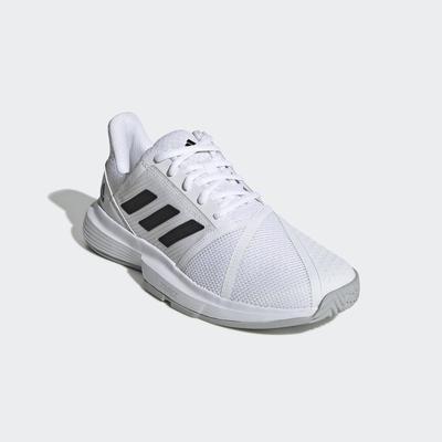 Adidas Womens CourtJam Bounce Tennis Shoes - White - main image