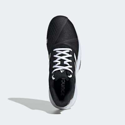 Adidas Mens CourtJam Bounce Tennis Shoes - Black/White - main image