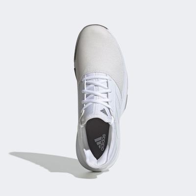 Adidas Mens GameCourt Tennis Shoes - White/Grey
