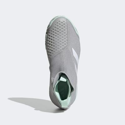 Adidas Mens Stycon Tennis Shoes - Grey/Green - main image