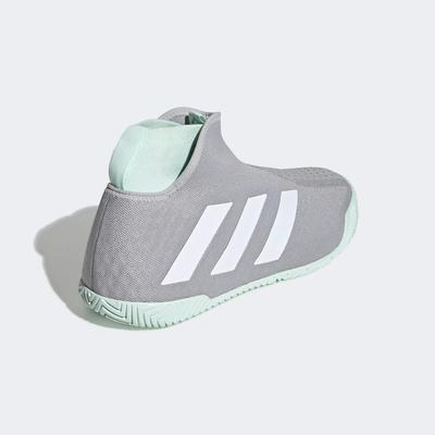 Adidas Mens Stycon Tennis Shoes - Grey/Green - main image