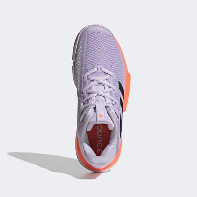 Adidas Womens SoleMatch Bounce Tennis Shoes - Purple/Black/Orange - main image