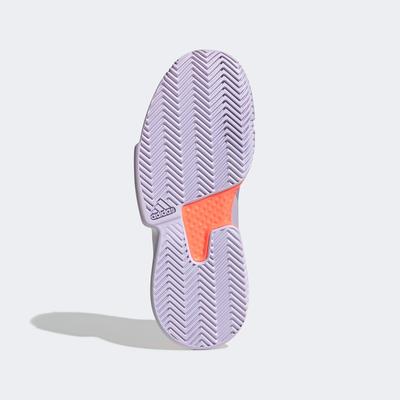 Adidas Womens SoleMatch Bounce Tennis Shoes - Purple/Black/Orange