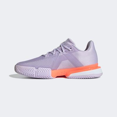 Adidas Womens SoleMatch Bounce Tennis Shoes - Purple/Black/Orange - main image