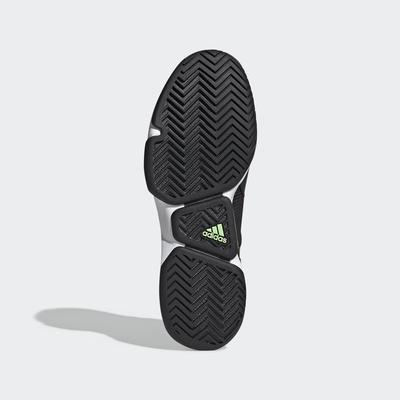 Adidas Mens Adizero Ubersonic 2 Tennis Shoes - Black/Green - main image