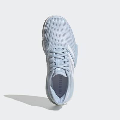 Adidas Womens SoleCourt Tennis Shoes - Easy Blue/Cloud White - main image