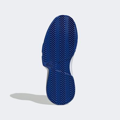 Adidas Kids CourtJam XJ Tennis Shoes - Off White/Blue - main image