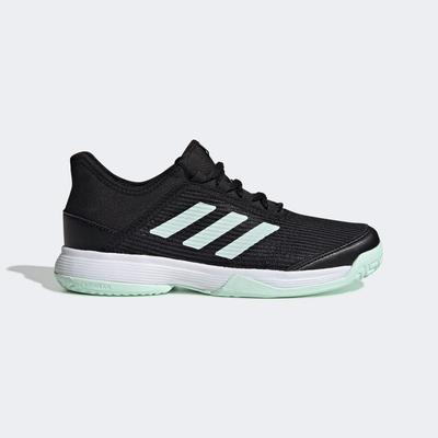 Adidas Kids Adizero Club Tennis Shoes - Black/Green - main image