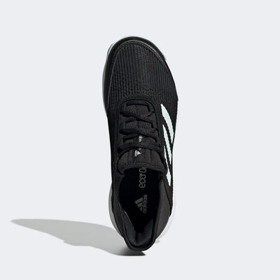 Adidas Kids Adizero Club Tennis Shoes - Black/Green - main image