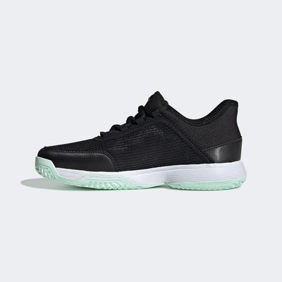 Adidas Kids Adizero Club Tennis Shoes - Black/Green - main image