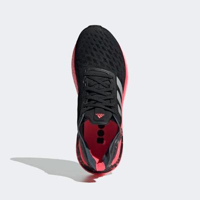 Adidas Womens Ultra Boost PB Running Shoes - Core Black/Signal Pink - main image