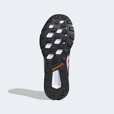 Adidas Mens Terrex Two Trail Running Shoes - Core Black/Solar Red - main image
