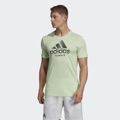 Adidas Mens Tennis Tee - Glow Green