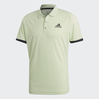 Adidas Mens New York Polo T-Shirt - Glow Green - main image