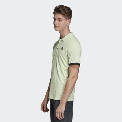 Adidas Mens New York Polo T-Shirt - Glow Green - main image