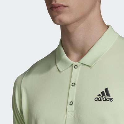 Adidas Mens New York Polo T-Shirt - Glow Green - main image