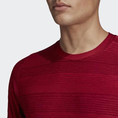 Adidas Mens MatchCode Tee - Burgundy - main image