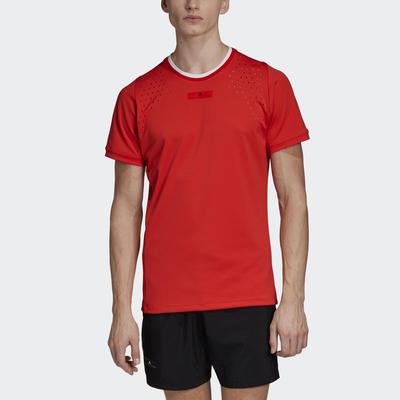 Adidas Mens Stella McCartney Court T-Shirt - Active Red - main image