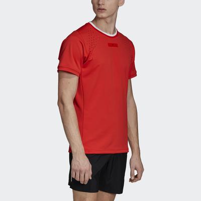 Adidas Mens Stella McCartney Court T-Shirt - Active Red - main image