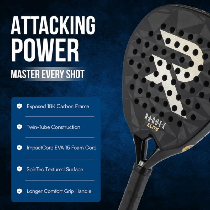Raquex Elite Evo Padel Racket - main image