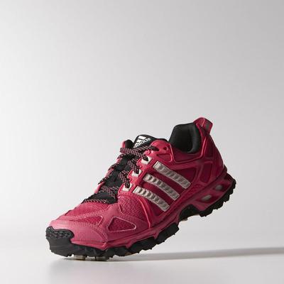  Adidas  Womens Kanadia Tr  6 W Textile Running Shoes  Pink 