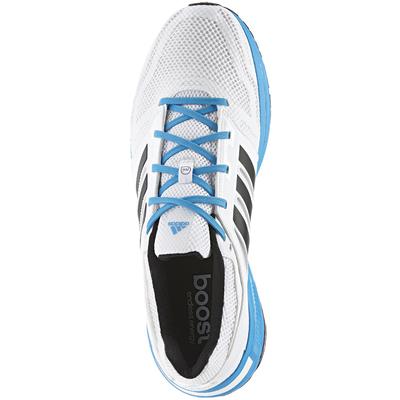 Adidas Mens Revenergy Boost Running Shoes - White/Solar Blue - main image