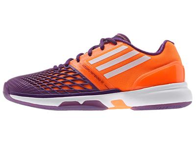 Adidas Womens Adizero Tempaia 3 Tennis Shoes - Purple/Orange - main image