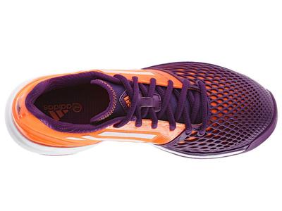 Adidas Womens Adizero Tempaia 3 Tennis Shoes - Purple/Orange - main image