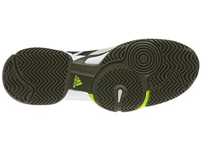 Adidas Mens Barricade Team 3 Tennis Shoes - White/Green - main image