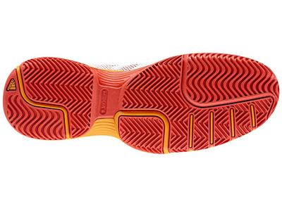 Adidas Womens Stella McCartney Barricade Team 3 Shoes - White/Orange - main image