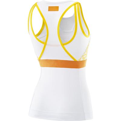 Adidas Barricade Stella McCartney Tank Top - White/Yellow - main image