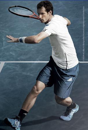 Adidas Mens Barricade Crew Tee - Tribe Blue - main image