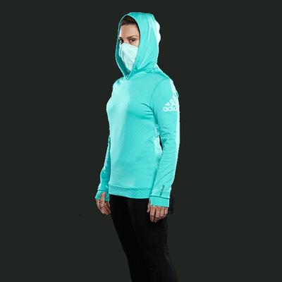 Adidas Womens Climaheat Hoodie - Vivid Mint - main image