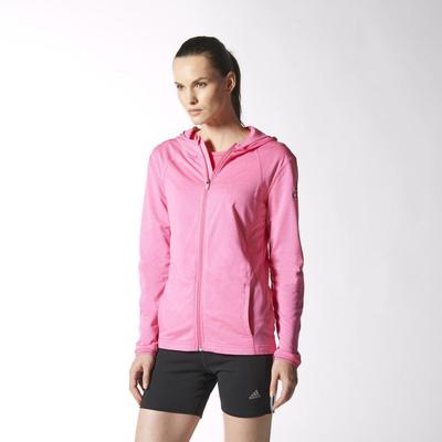 Adidas Womens Unleash Mid Hoodie - Pink - main image
