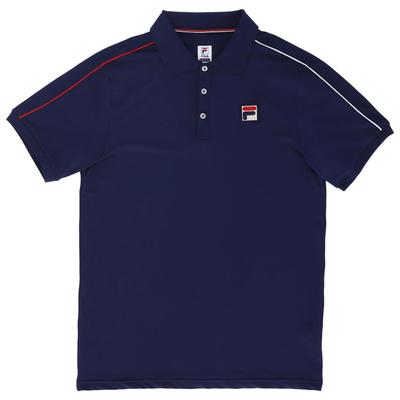 Fila Mens Tennis Cigar Polo - Peacoat
