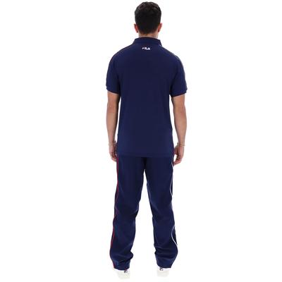 Fila Mens Tennis Cigar Polo - Peacoat