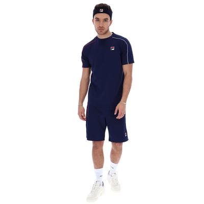 Fila Mens Tennis Archid T-Shirt - Peacoat - main image